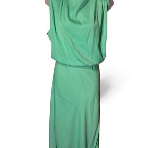 Elegant Mint Backless Dress (item#10101)